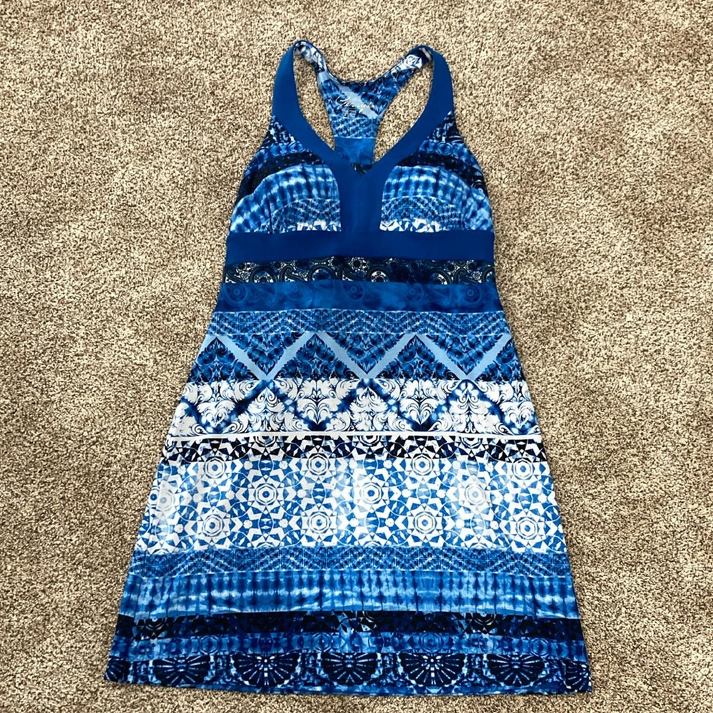 Gerry Weber Blue and White Halter Sundress